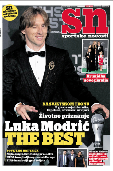 克罗地亚《体育新闻》批评C罗