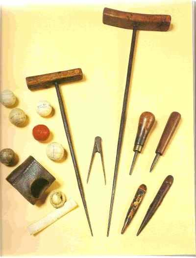 制作羽毛球的工具