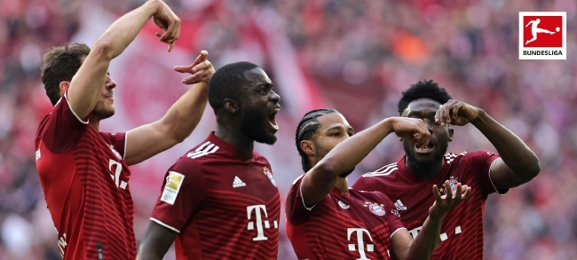 拜仁3-1多特蒙德，提前夺10连冠