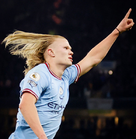 哈兰德进球数超越英超五队！