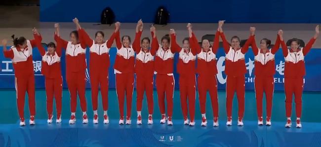 成都大运会女排完全排名 中国夺金日波分获二三名