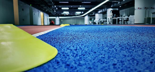 图注：特步运动科学实验室场景