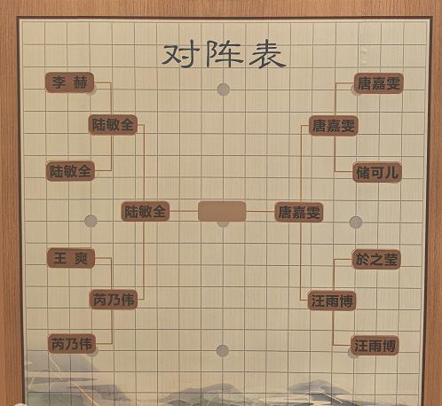 2024中国女子围棋名手赛对阵形势