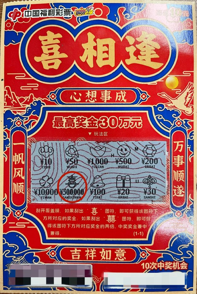 中奖彩票