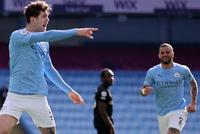 英超-双闸进球 德布劳内助攻 曼城2-1豪夺20连胜