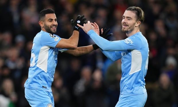 曼城4-1双杀布鲁日