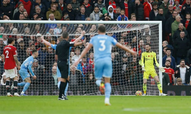 曼城2-0客胜曼联