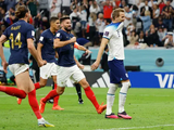 世界杯-凯恩失点 吉鲁进球 法国2-1英格兰进四强