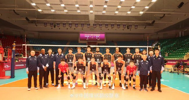 天津食品集团男排合影（资料图）
