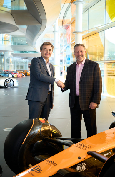 迈凯伦车队宣布摩特作为F1车队官方供应商