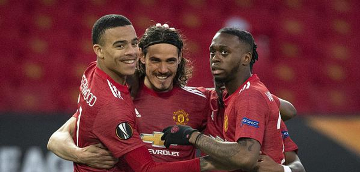 [欧联杯]曼联2-0格拉纳达 卡瓦尼破门