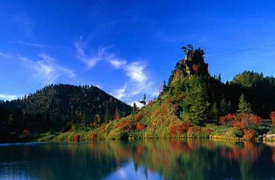 金牛湖风景区。