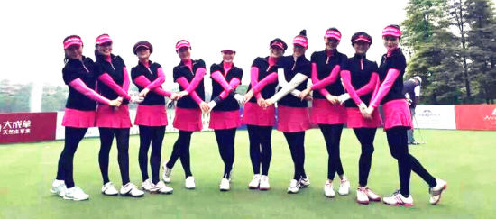  2015年4月：四川业余高尔夫球联赛——东山·虹队 