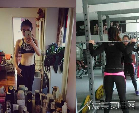 健身房挥汗如雨。