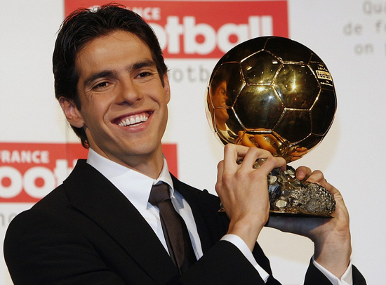 卡卡捧得2007年金球奖