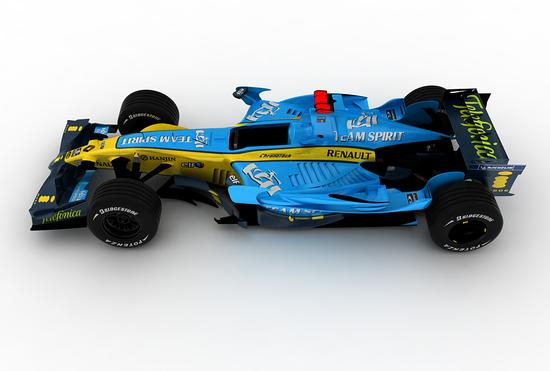 雷诺的蓝色“冠军涂装”（图为R27）