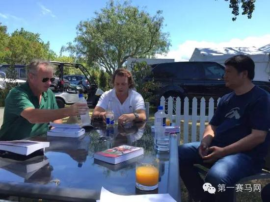 莱德马业董事长郎林与库摩马场（Curraghmore Stud）少东家座谈