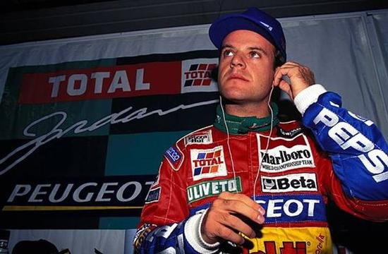 鲁本斯-巴里切罗，是作者认为对赛车感觉最好的车手之一，但巴里切罗没有成为世界冠军。