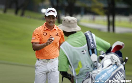 梁文冲力争拿下自己的第4个亚巡赛冠军