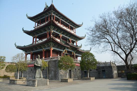 赣州地标性建筑八镜台