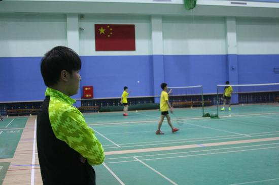 梁京淳观察队员训练