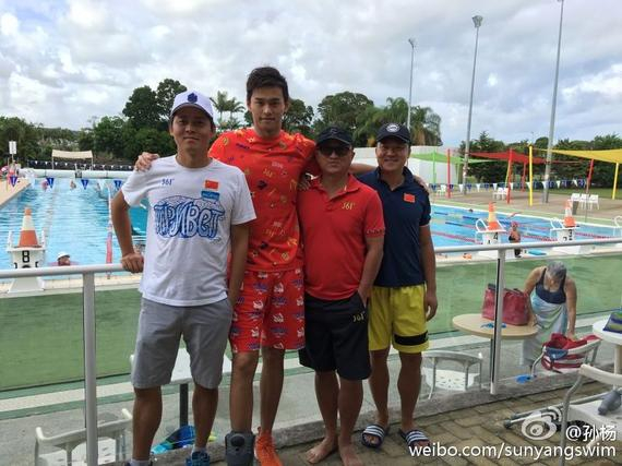孙杨与团队