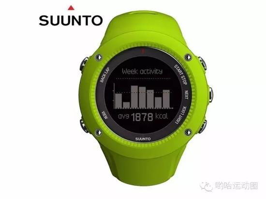 奖品一：SUUNTO颂拓拓野3R运动手表