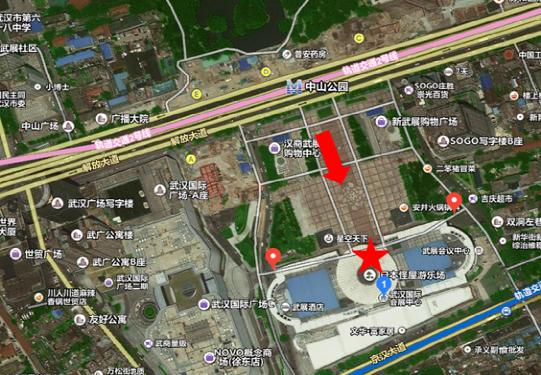 武汉国际会展中心位置图