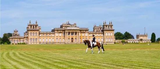 2011年，布莱姆尼宫前孤独的华天 摄影：Karen Tang