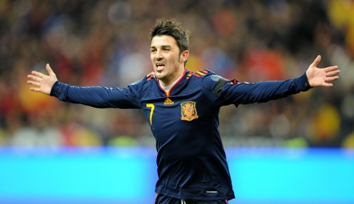 南非世界杯，比利亚包揽了西班牙大部分进球