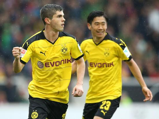 普利西奇庆祝进球