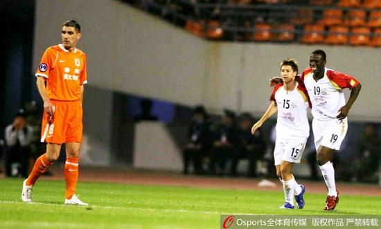 2007亚冠，鲁能主场2-2与阿德莱德战平，丧失出线主动权