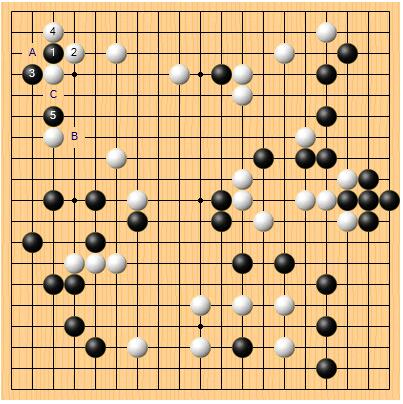 白 藤泽朋斋九段 黑（二子）金寅