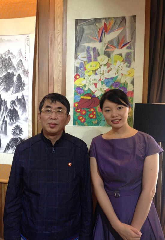 台湾围棋推广大使张晓茵老师（5段）