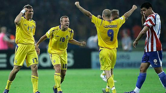 永贝里（9号）的姓氏是典型瑞典风格