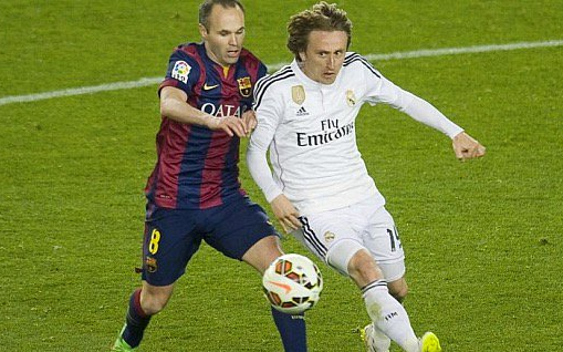 莫德里奇与伊涅斯塔