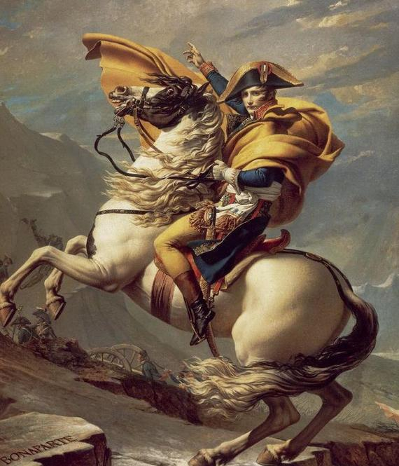 《拿破仑越过圣贝尔纳山》