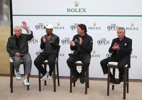 帕尔默、伍兹、米克尔森与普莱尔