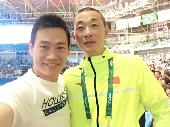 右边是沈晨的教练茅祎勋