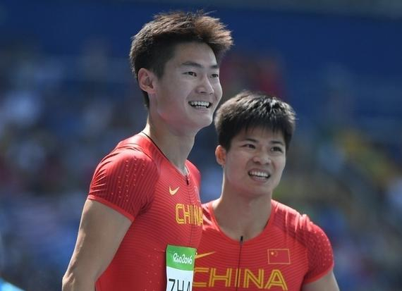 苏炳添和张培萌