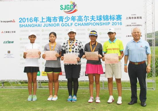 女子B组获奖选手