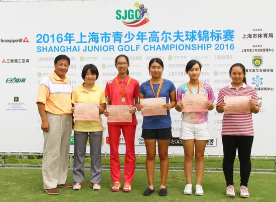 女子A组获奖选手