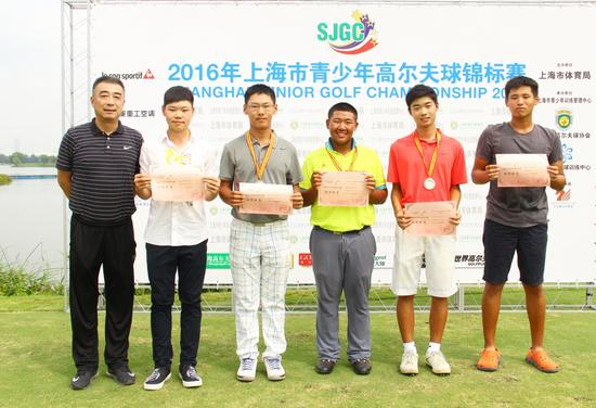 男子A组获奖选手