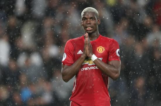 博格巴天价加盟曼联