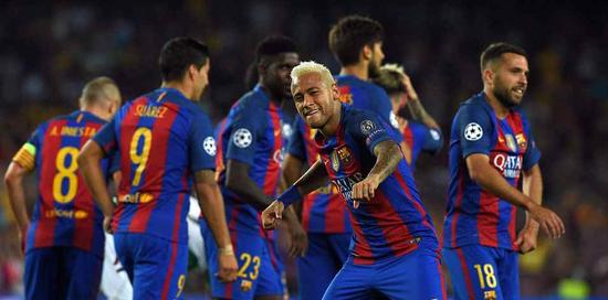 内马尔1球4助攻