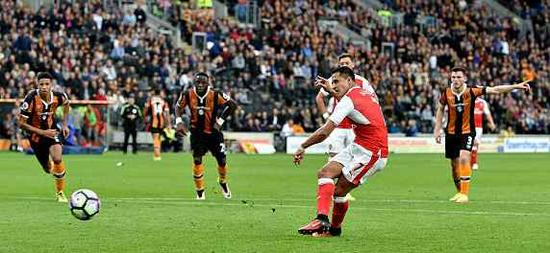 桑切斯错过点球机会