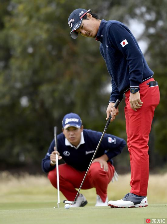 日本队松山英树以及石川辽