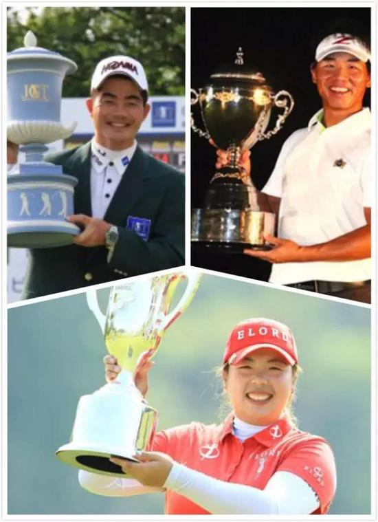 冯珊珊、梁文冲、吴阿顺等中国球员多次在日巡赛场上取得过胜利