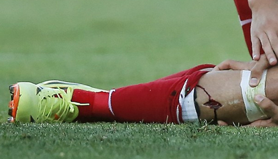 触目惊心的伤口