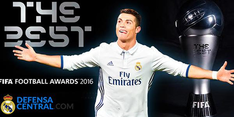 C罗力压梅西格子荣膺FIFA年度最佳 超越两传奇